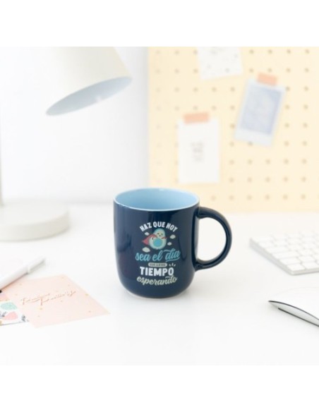 TAZA - HAZ QUE HOY SEA EL DÍA QUE LLEVAS TIEMPO ESPERANDO MR.WONDERFUL WOA11291ES