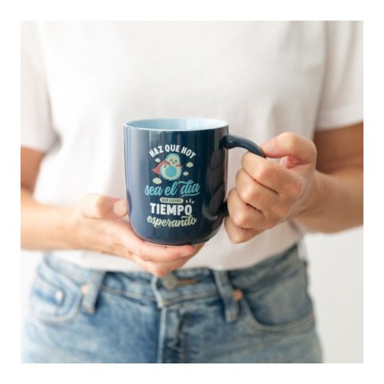TAZA - HAZ QUE HOY SEA EL DÍA QUE LLEVAS TIEMPO ESPERANDO MR.WONDERFUL WOA11291ES