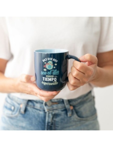TAZA - HAZ QUE HOY SEA EL DÍA QUE LLEVAS TIEMPO ESPERANDO MR.WONDERFUL WOA11291ES