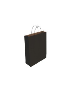 Bismark 329841 bolsa de papel Negro (x25 unidades)