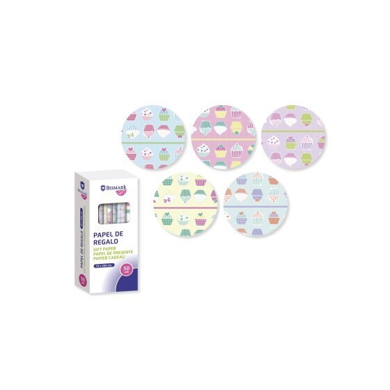 Bismark 329857 papel de regalo (x50 unidades)