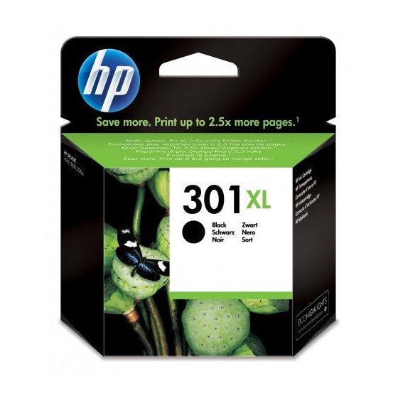 CARTUCHO DE TINTA HP DESKJET 1050 2050 3050 NEGRO 301XL 8ML (CH563EE) HP301XL