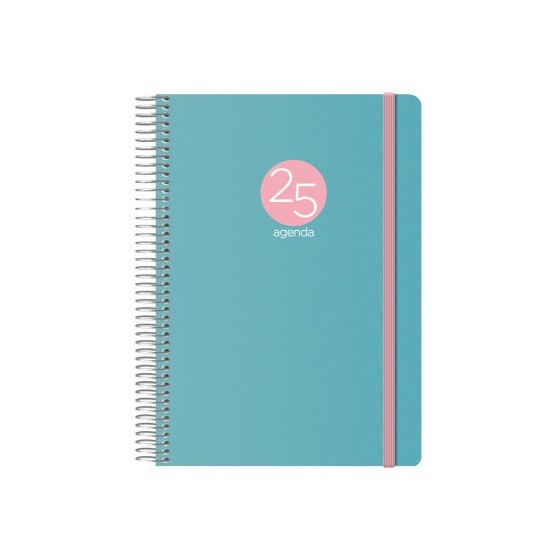AGENDA 2025 MEMPHIS DÍA PÁGINA 15 X 21 CM MODELO VERDE DOHE 12687 - 25