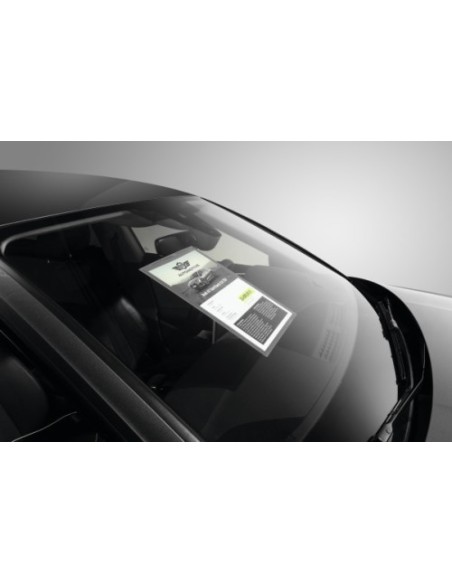 Durable 501457 archivador Antracita, Transparente