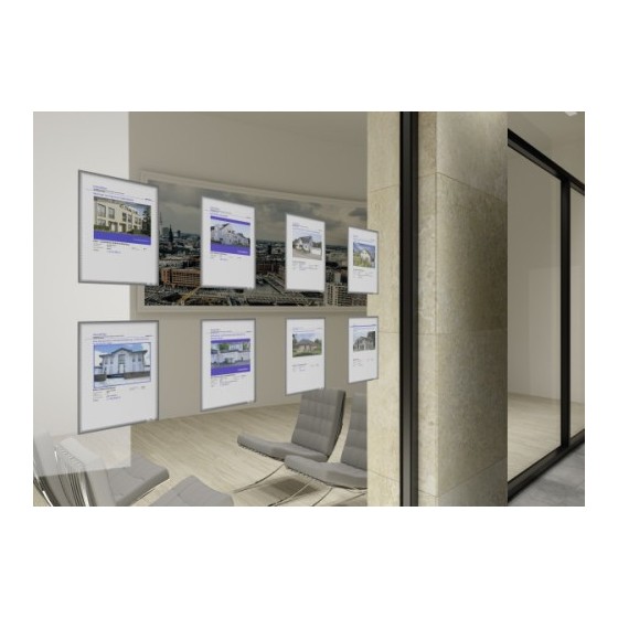 Durable 501457 archivador Antracita, Transparente