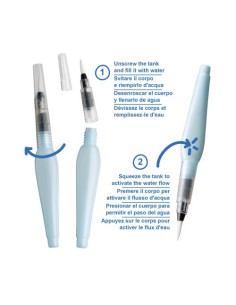 Carioca Pinceles Recargables Water Brush - 3 Uds 2