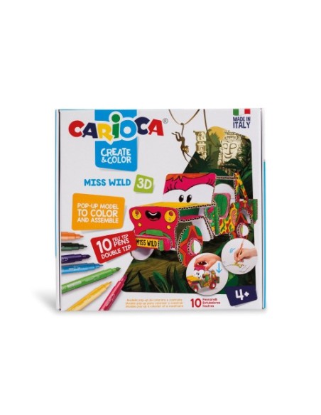 SET CREATE & COLOR MS. WILD 3D CARIOCA 42906