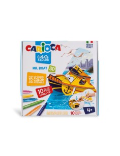 SET CREATE & COLOR MR. BOAT 3D CARIOCA 42905