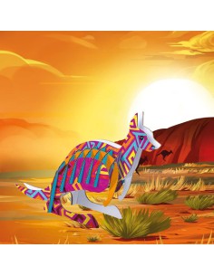 SET CREATE & COLOR KANGAROO 3D CARIOCA 42903 2