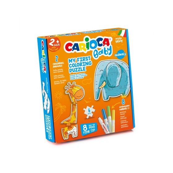 Carioca Puzle para Colorear Animals BABY