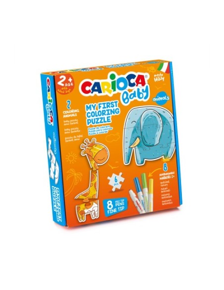 Carioca Puzle para Colorear Animals BABY