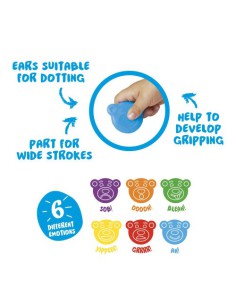 Carioca Teddy Crayons BABY - 6 Pz 2