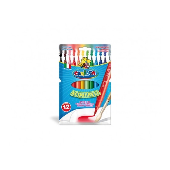ESTUCHE ROTULADORES ACQUARELL 12 PCS CARIOCA 42747