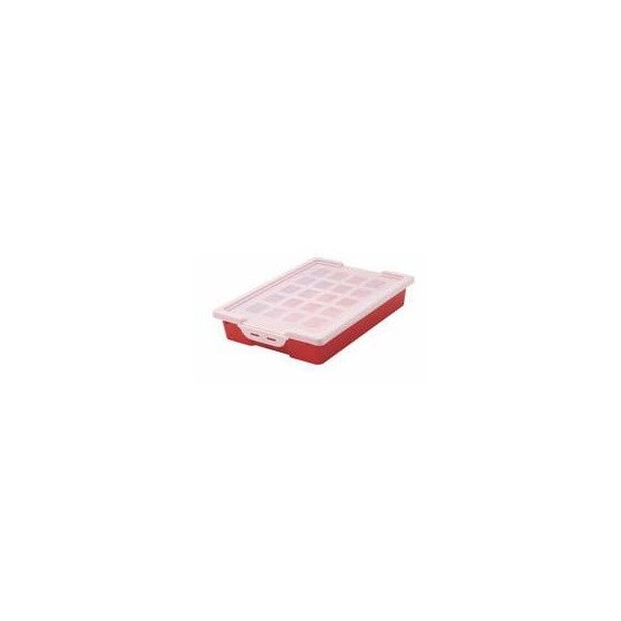 CUBETA PEQUEÑA CON TAPA - ROJO FAIBO 786-03