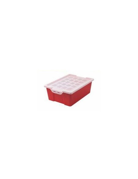 CUBETA GRANDE CON TAPA - ROJO FAIBO 787-03