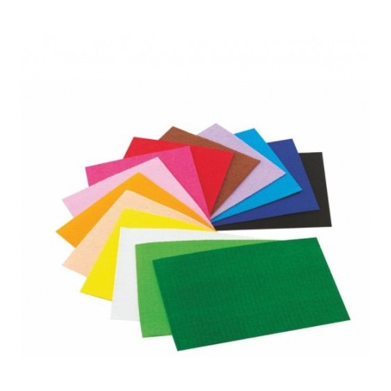 BOLSA 10 LÁMINAS EVA 40X60 CM. COLOR AZUL CLARO FAIBO 1655-10-47