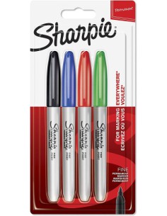FINE BLÍSTER 4 COLORES SURTIDOS CLÁSICOS SHARPIE 1985858