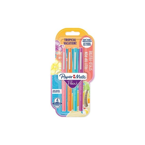 FLAIR M. TROPICAL VACATION BL4  PAPER MATE 2032363