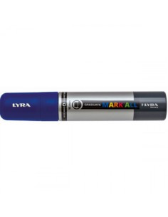 MARCADOR PERMANENTE MARK ALL AZUL OSCURO 15 MM LYRA GROOVE L6840050