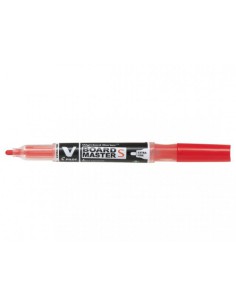 ROTULADOR PIZARRA BLANCA VBOARD MASTER S ROJO PILOT WBMA-VS-EF-R-BG (x10 unidades)