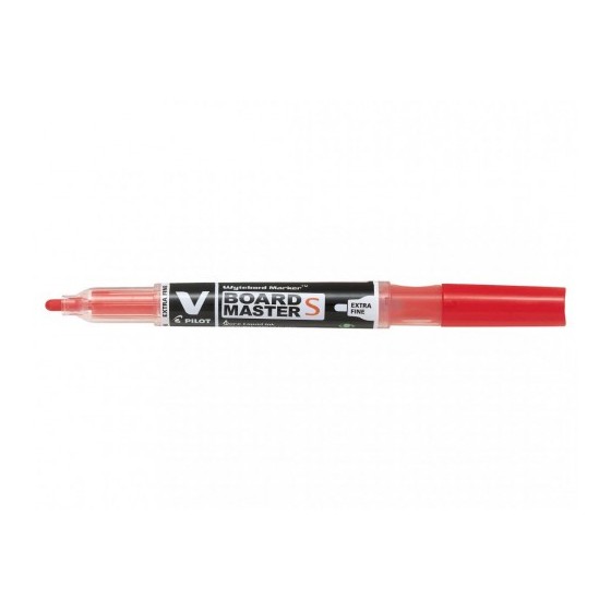 ROTULADOR PIZARRA BLANCA VBOARD MASTER S ROJO PILOT WBMA-VS-EF-R-BG (x10 unidades)