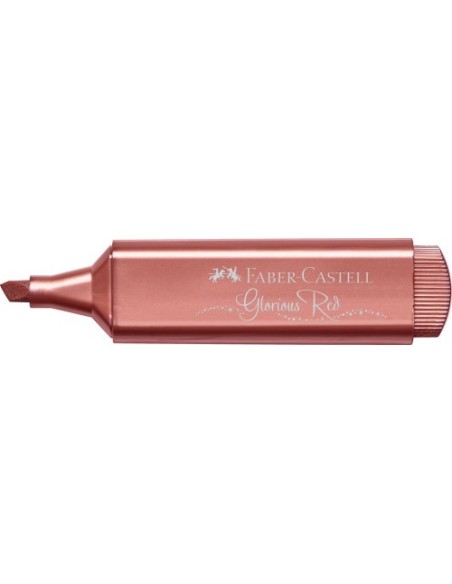 Faber-Castell Textliner 46 marcador 1 pieza(s) Rojo metalizado (x10 unidades)