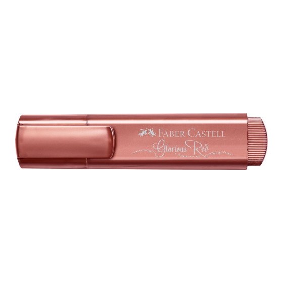 Faber-Castell Textliner 46 marcador 1 pieza(s) Rojo metalizado (x10 unidades)
