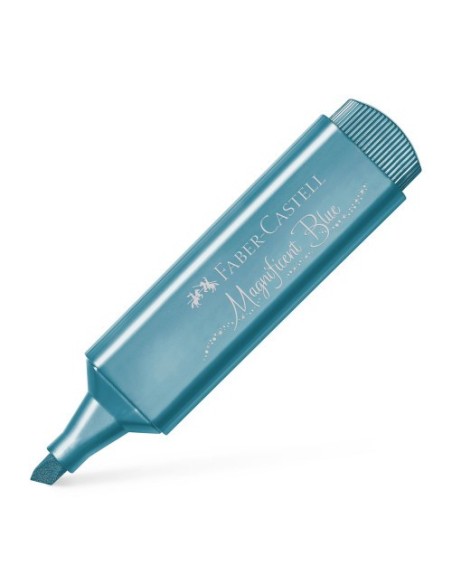 Faber-Castell Textliner 46 marcador 1 pieza(s) Azul metálico (x10 unidades)