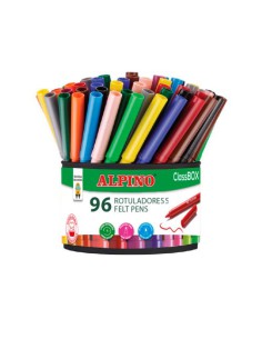 Alpino Economy pack bote 96 rotuladores de colores