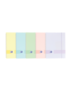 Oxford Live & Go Plástico Colores surtidos, Translúcido, Transparente A4 (x10 unidades)