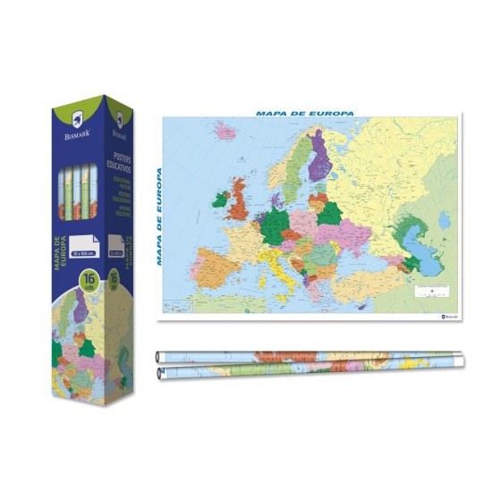 Bismark Poster Mapa de Europa 70 x 100 сm