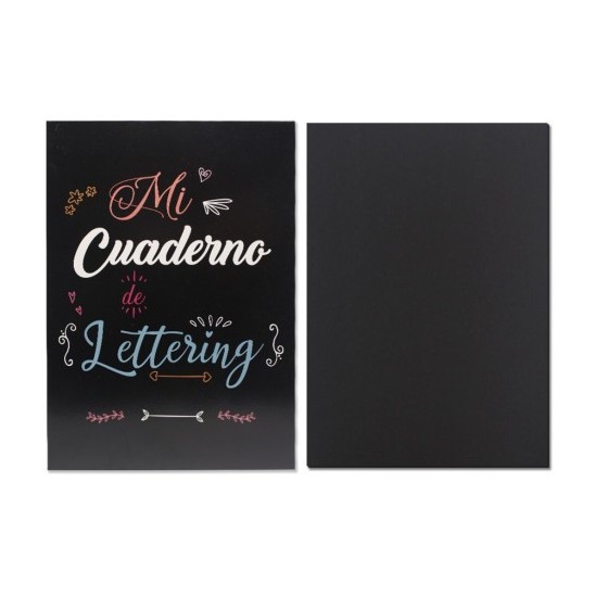 Bismark Cuaderno A4 Lettering Negras 80 g/m² - 50 Hojas