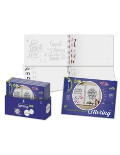 Bismark Cuaderno Lettering A4 -32 Hojas Con Espiral