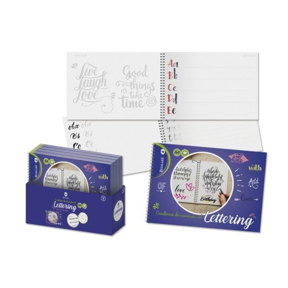 Bismark Cuaderno Lettering A4 -32 Hojas Con Espiral