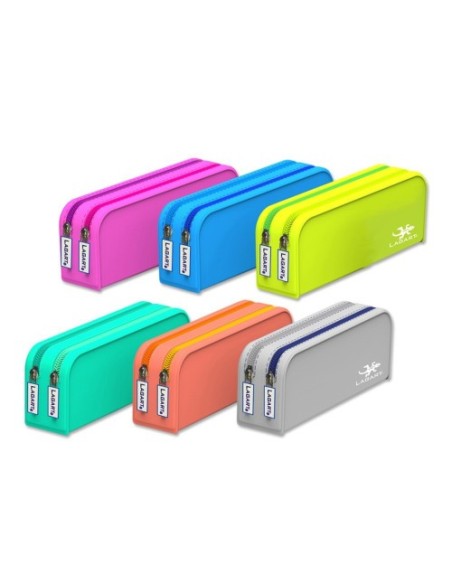 Lagart Portatodo Silicona Rectangular Doble Cremallera