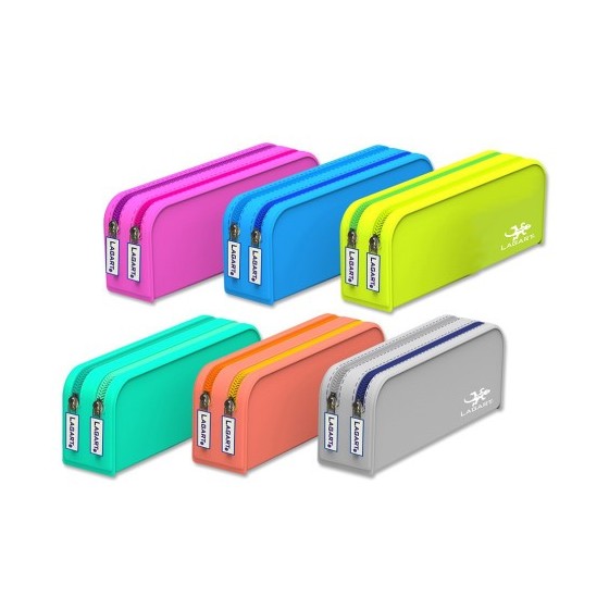 Lagart Portatodo Silicona Rectangular Doble Cremallera
