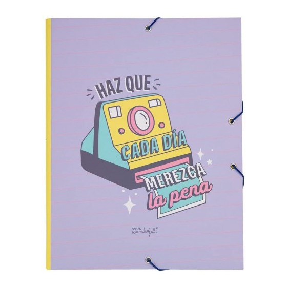 CARPETA SEPARADORA - HAZ QUE CADA DÍA MEREZCA LA PENA MR WONDERFUL WOA11105ES