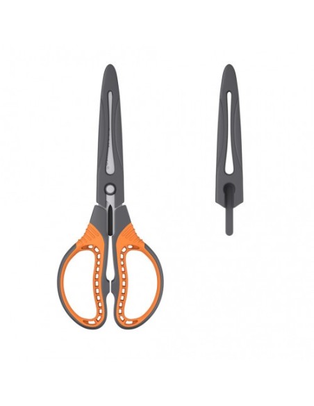 ErichKrause Protector Universal Corte recto Gris, Naranja, Acero inoxidable