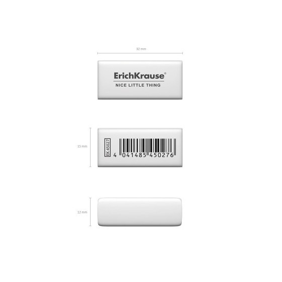 ErichKrause Nice Little Thing goma Caucho termoplástico (TPR) Blanco 1 pieza(s) (x48 unidades)