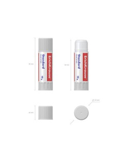 ErichKrause Standard Varilla Adhesivo de PVP (polivinilpirrolidona) 19 g (x24 unidades) 2