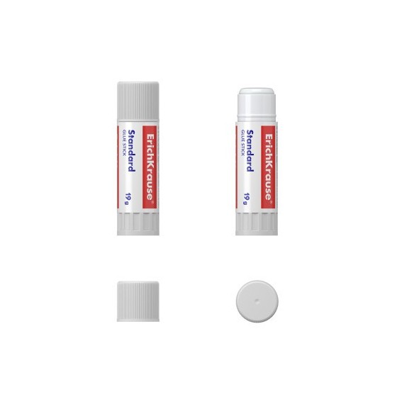 ErichKrause Standard Varilla Adhesivo de PVP (polivinilpirrolidona) 19 g (x24 unidades)
