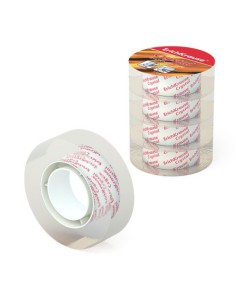 PACK 4 CINTAS ADHESIVAS CRYSTAL, 18MMX33M ERICH KRAUSE 59663