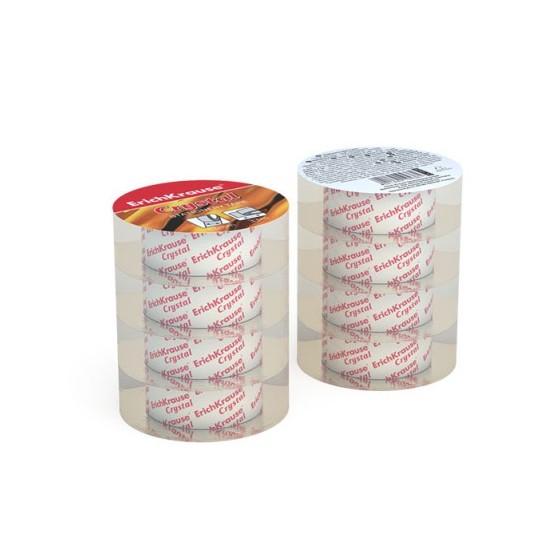 PACK 4 CINTAS ADHESIVAS CRYSTAL, 18MMX33M ERICH KRAUSE 59663