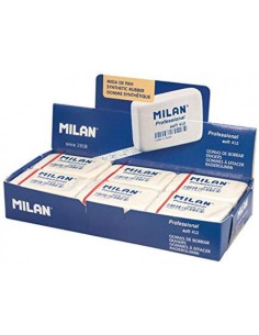 CAJA 12 GOMAS PROFESSIONAL SOFT 412, ENVUELTAS INDIVIDUALMENTE NUEVO MILAN CMM412CF