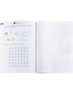 CUADERNO GRAPADO A4 50HOJAS PAUTA 3MM MR CON EJERCICIOS RUBIO MIQUELRIUS 8145. 2