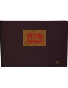 Miquelrius 5043 registro comercial (libro) Bronce, Marrón 100 hojas