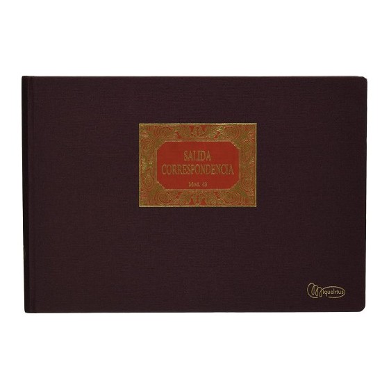 Miquelrius 5043 registro comercial (libro) Bronce, Marrón 100 hojas