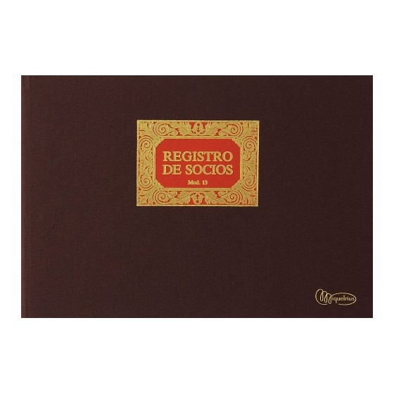 Miquelrius 5013 registro comercial (libro) Marrón 100 hojas
