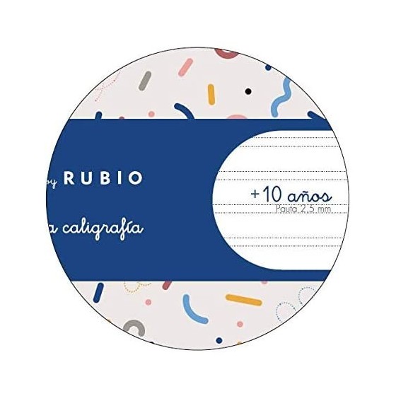 CUADERNO GRAPADO A4 50HOJAS PAUTA 2,5MM MR CON EJERCICIOS RUBIO MIQUELRIUS 8146