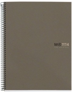 CUADERNO 100% RECICLADO NB-4 A5 120HOJAS ECOGRIS MIQUELRIUS 6084